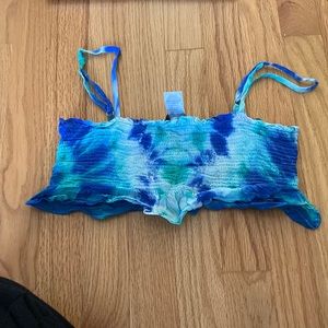 Tie dye crop top so cute